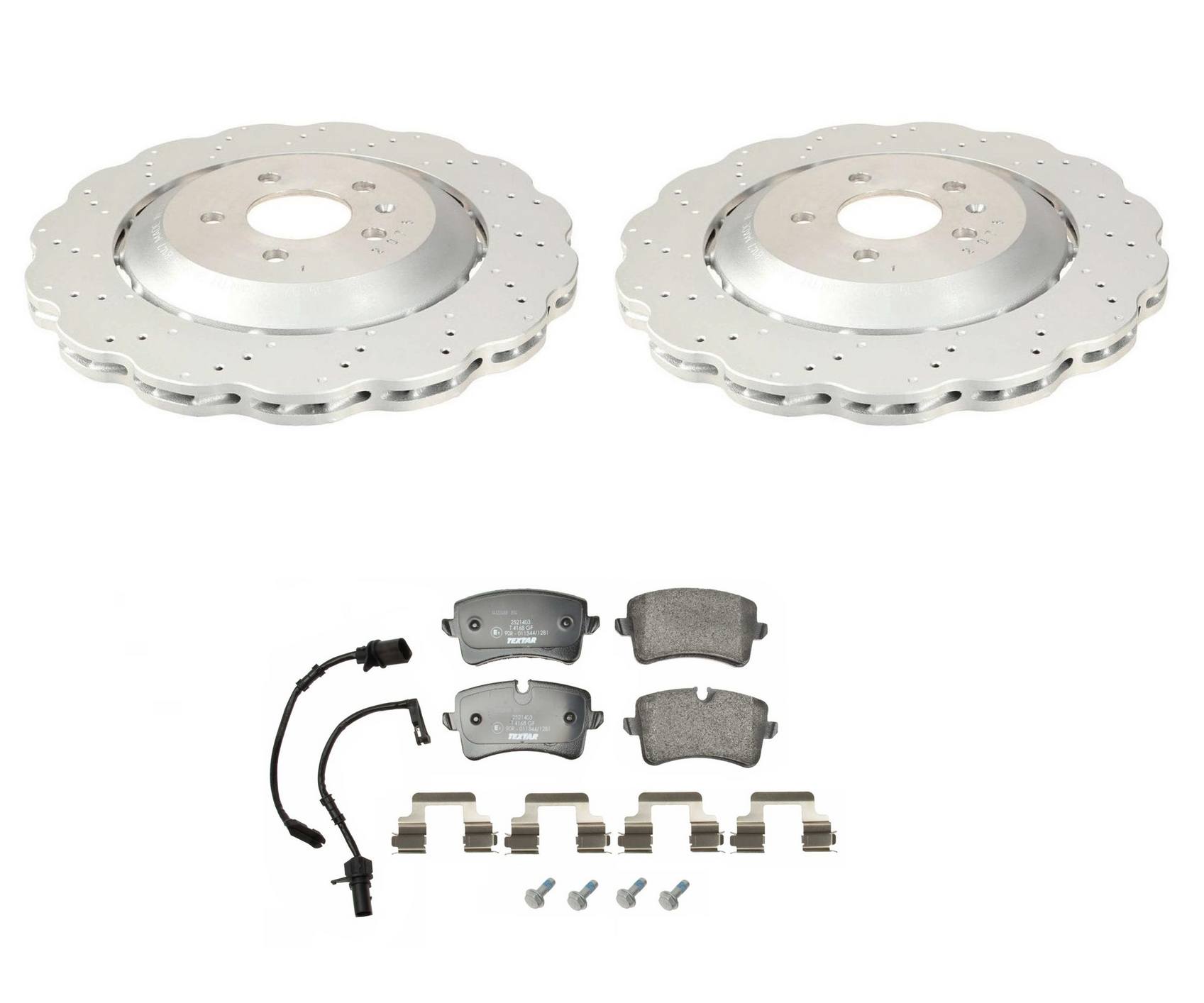 Audi Brake Pad and Rotor Kit – Rear 4G8615601E