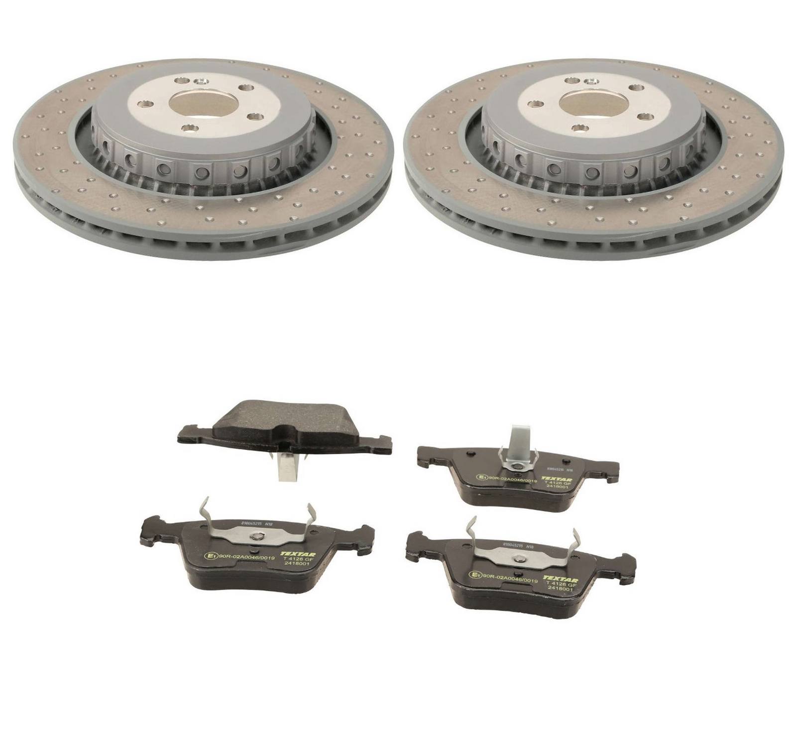 Mercedes Brake Pad and Rotor Kit – Rear 221423081228