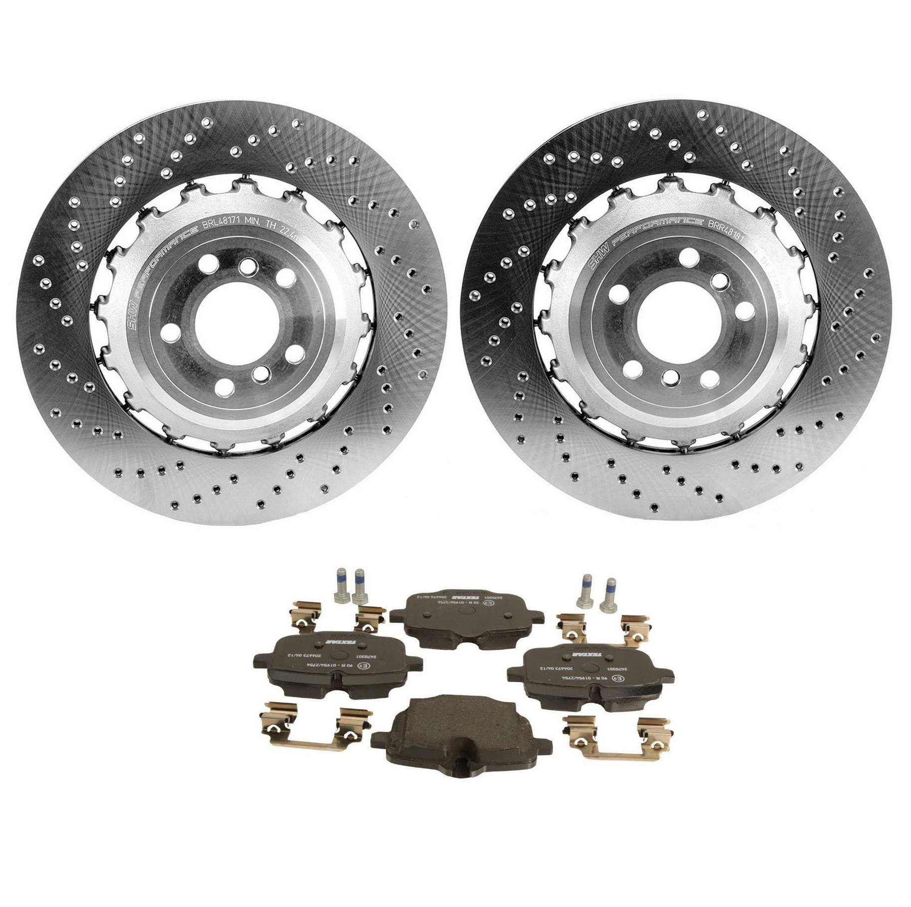 BMW Disc Brake Pad and Rotor Kit – Rear (400mm) 34212284103