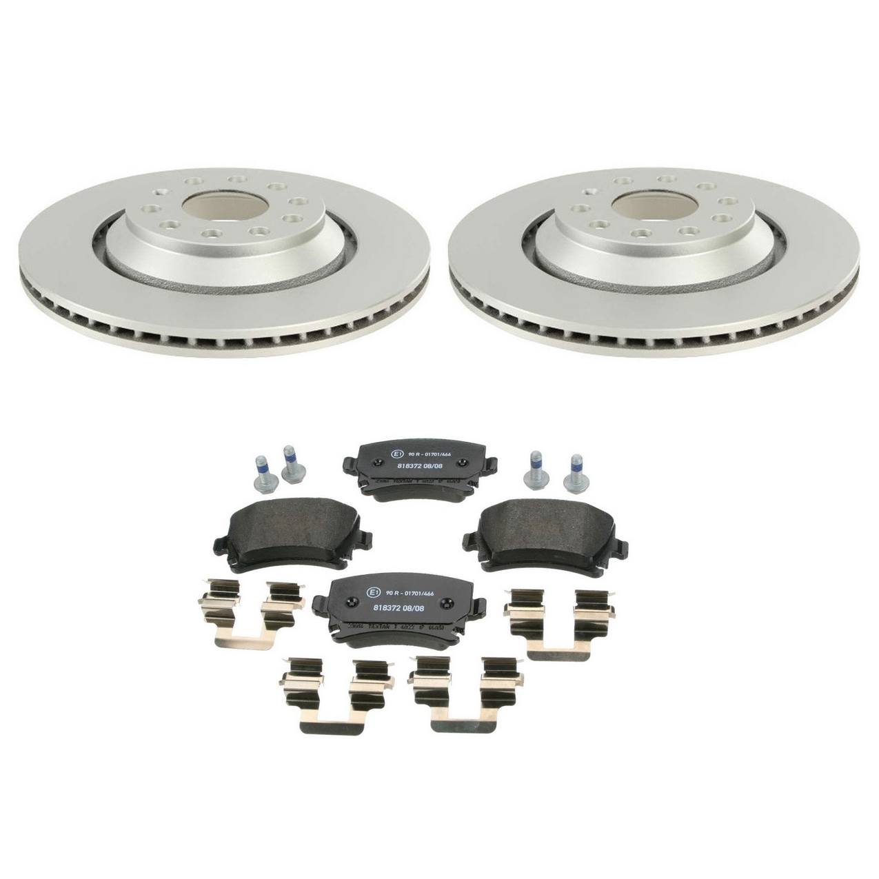 Volkswagen Disc Brake Pad and Rotor Kit – Rear (310mm) 5Q0615601E