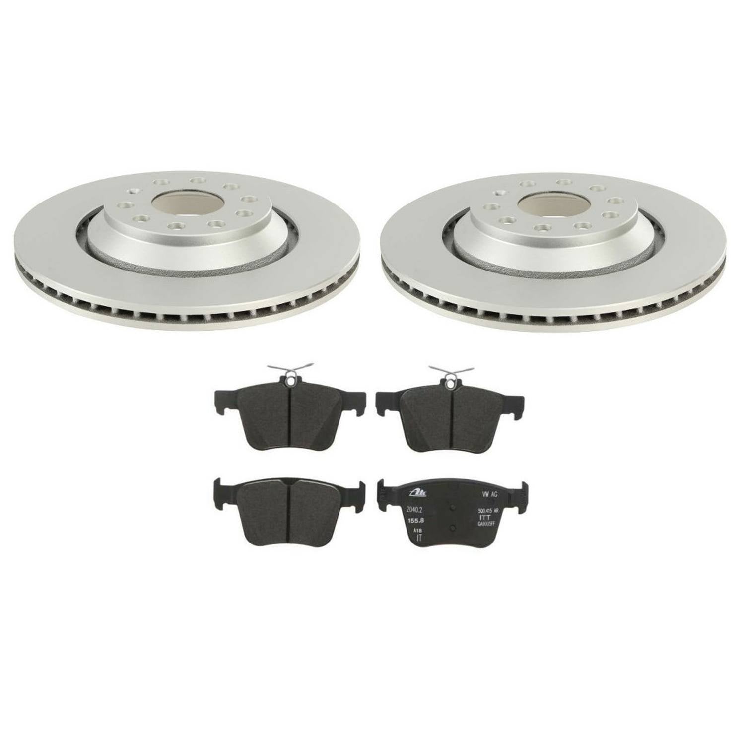 Audi Disc Brake Pad and Rotor Kit – Rear (310mm) 5Q0615601E