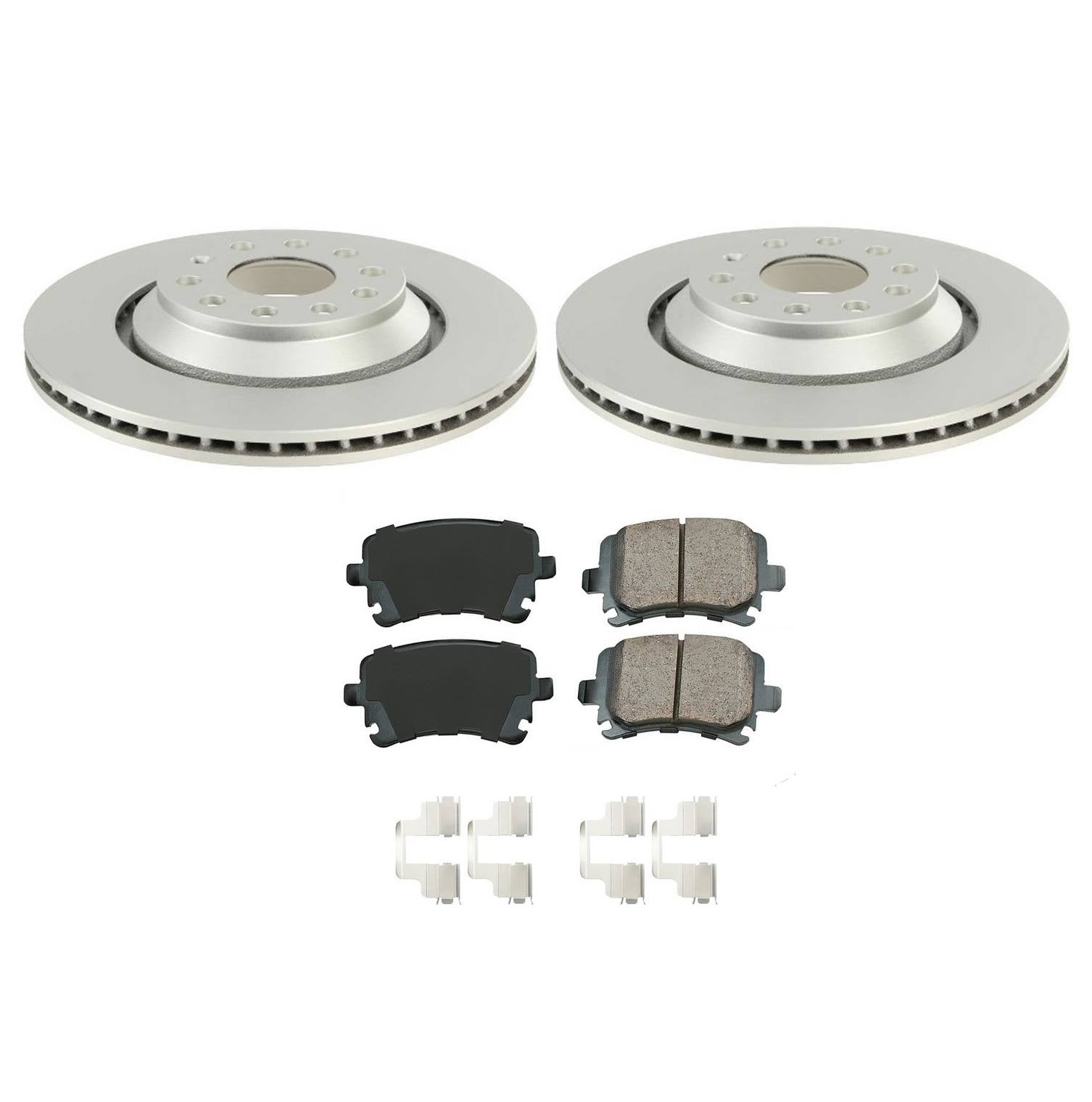 Volkswagen Disc Brake Pad and Rotor Kit – Rear (310mm) 5Q0615601E