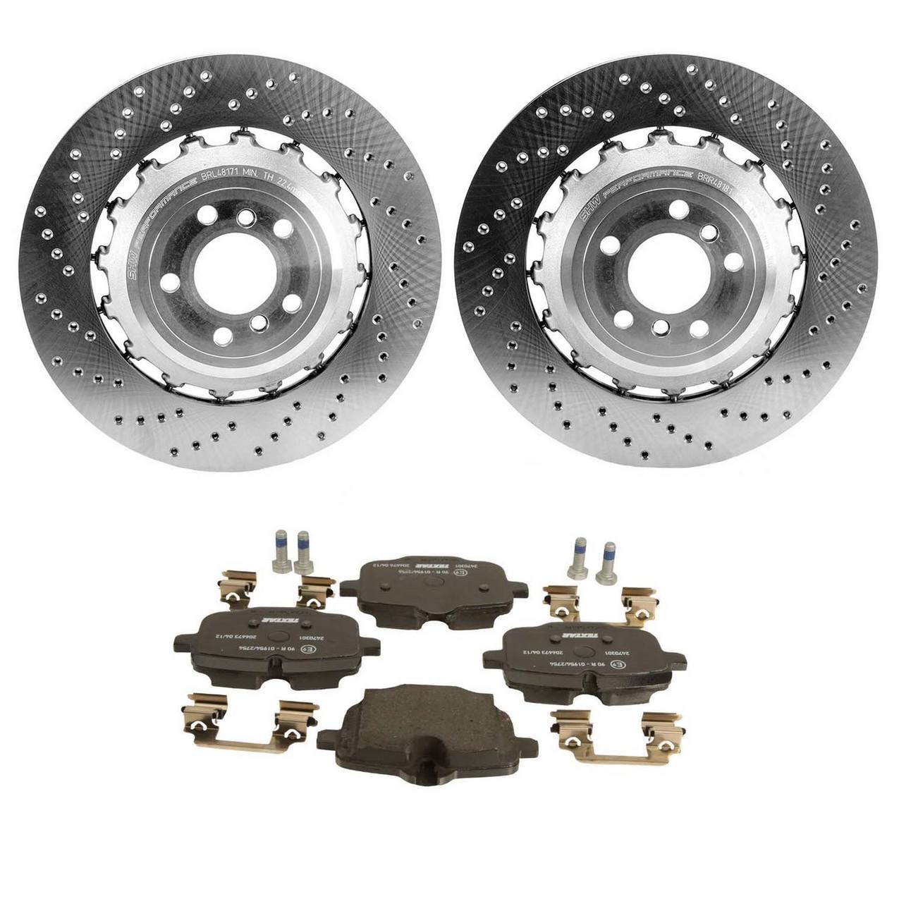 BMW Disc Brake Pad and Rotor Kit – Rear (400mm) 34212284104