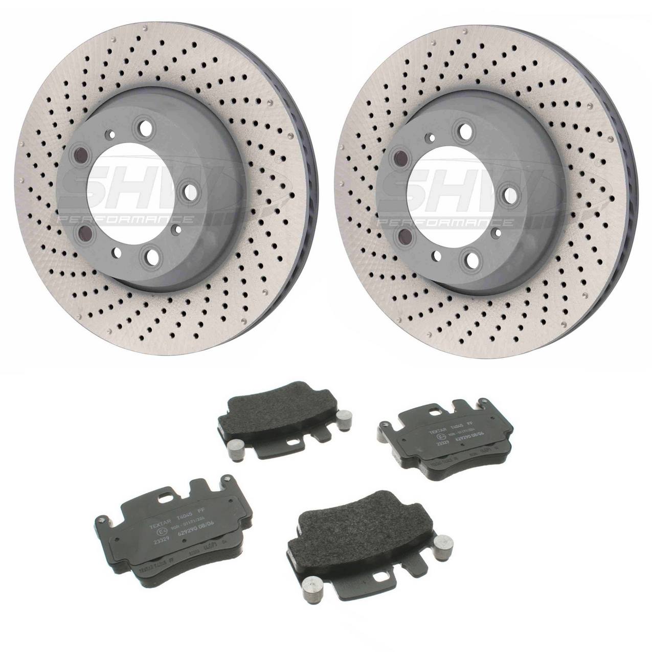 Porsche Disc Brake Pad and Rotor Kit – Rear (330mm)  99635240503