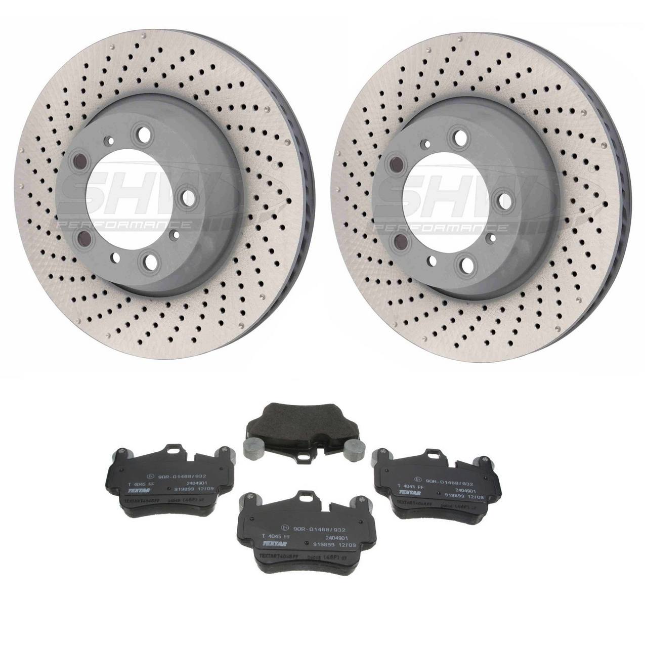 Porsche Disc Brake Pad and Rotor Kit – Rear (330mm)  99635240603