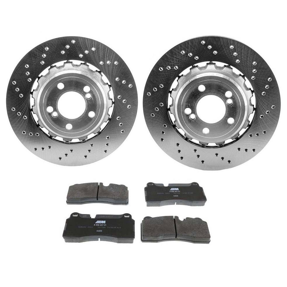 BMW Disc Brake Pad and Rotor Kit – Rear (370mm) 34212284811