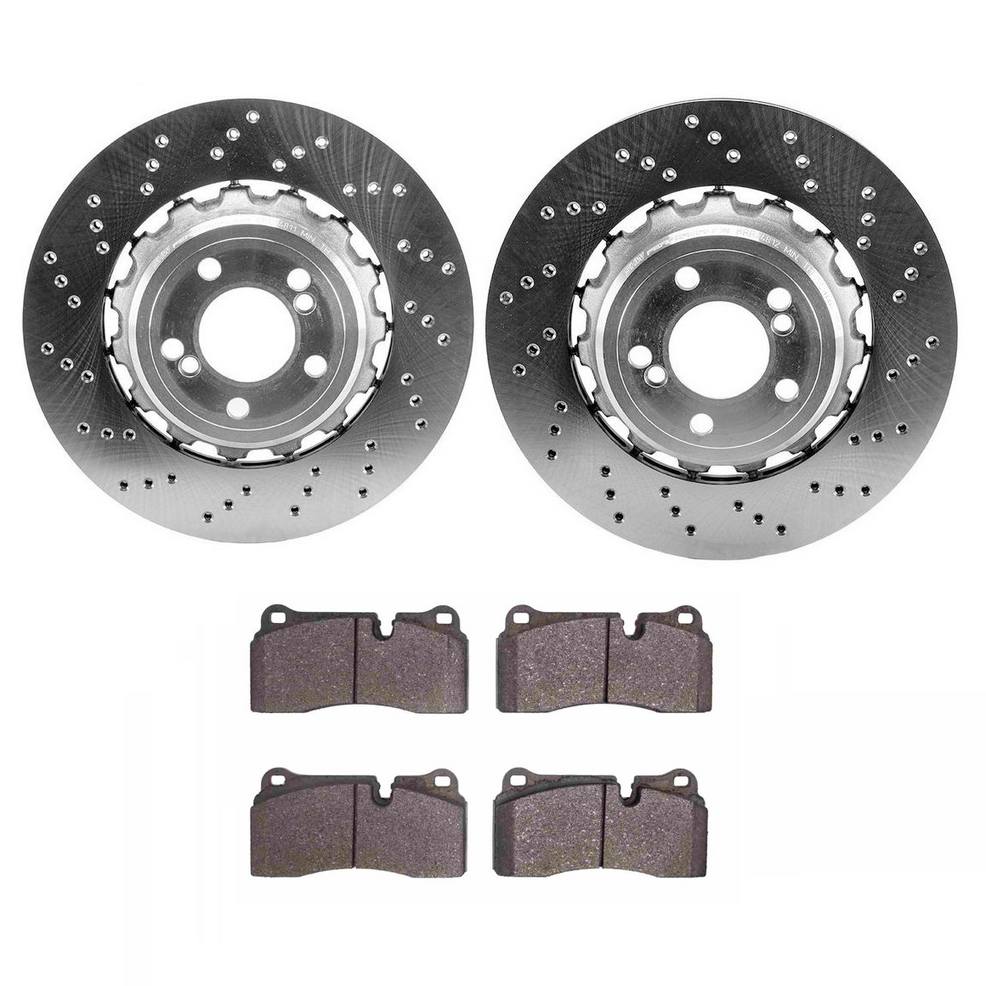 BMW Disc Brake Pad and Rotor Kit – Rear (370mm) 34212284811