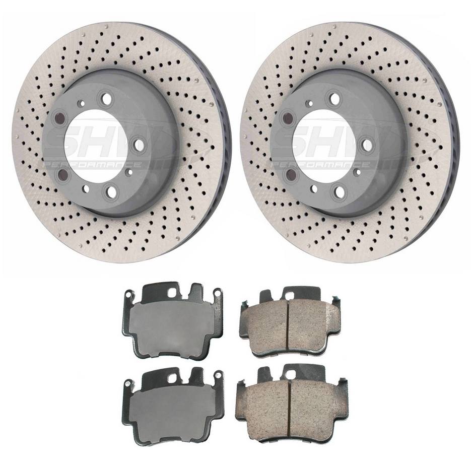 Porsche Disc Brake Pad and Rotor Kit – Rear (330mm) 99635240603