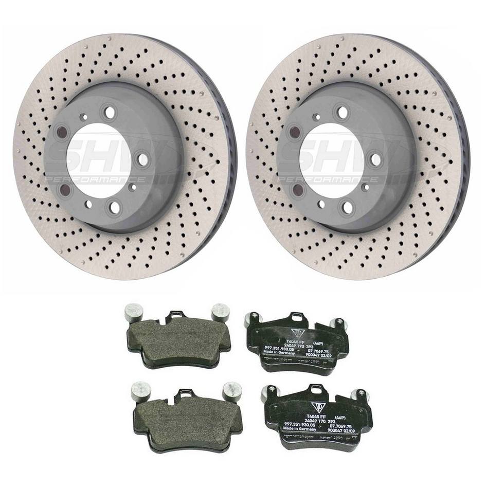 Porsche Disc Brake Pad and Rotor Kit – Rear (330mm) 99635240603