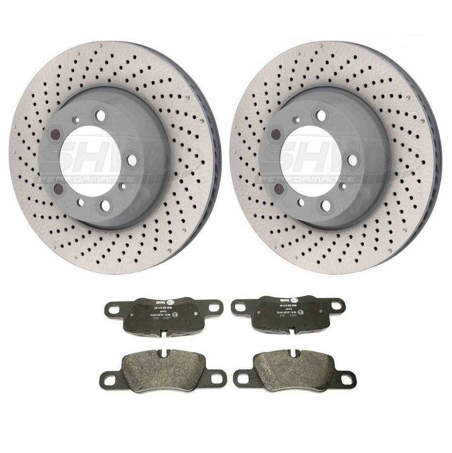 Porsche Disc Brake Pad and Rotor Kit – Rear (330mm) 99635240603