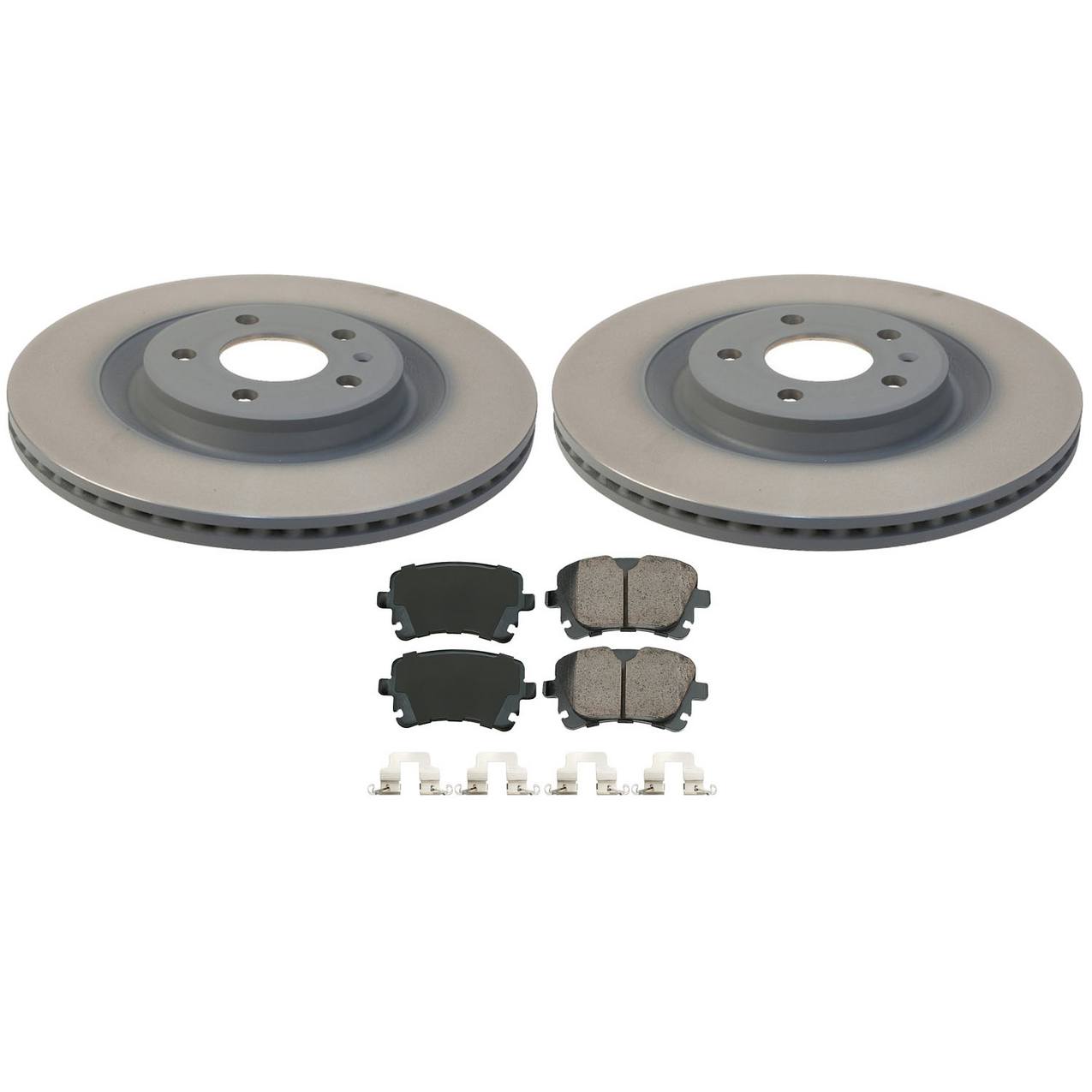 Audi Disc Brake Pad and Rotor Kit – Rear (330mm) (Ceramic) 4H0615601Q