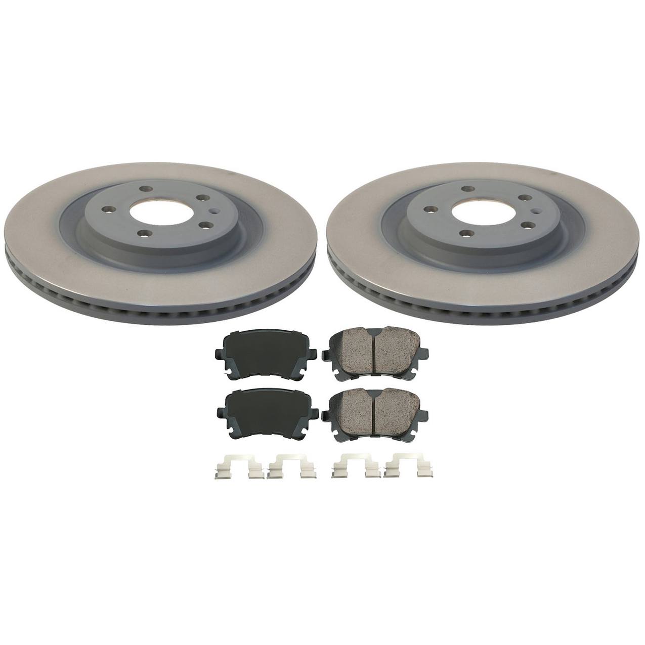 Audi Disc Brake Pad and Rotor Kit – Rear (330mm) (Ceramic) 4H0615601Q