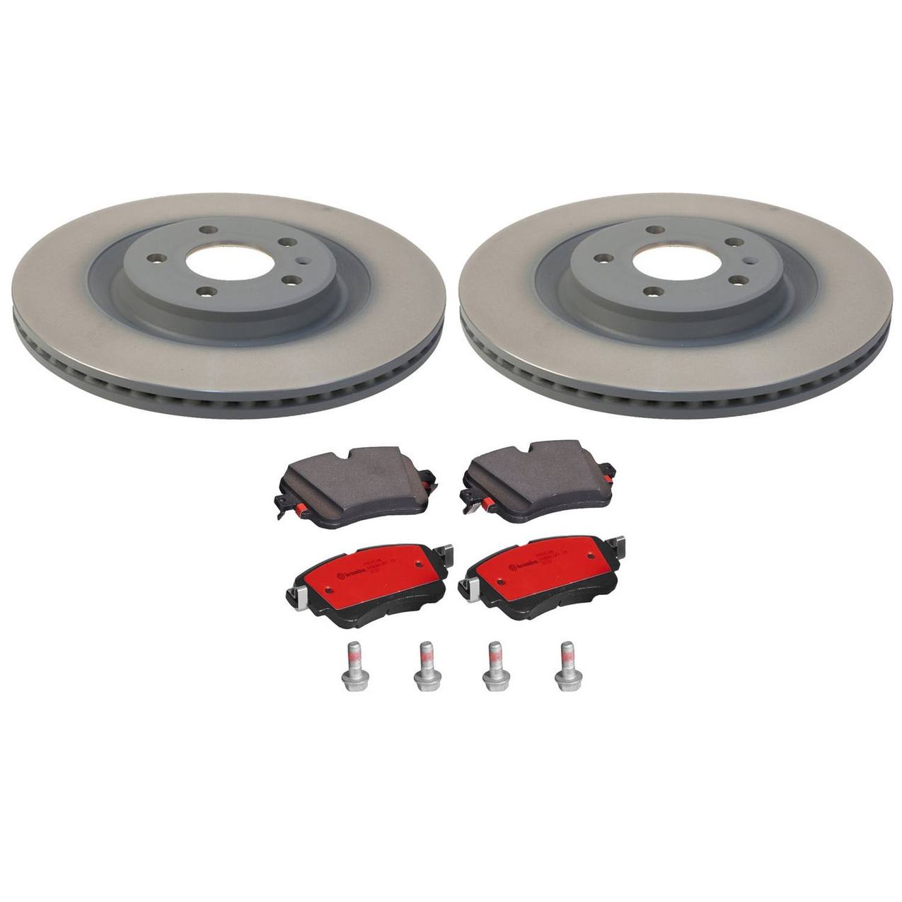 Audi Disc Brake Pad and Rotor Kit – Rear (330mm) (Ceramic) 4H0615601Q