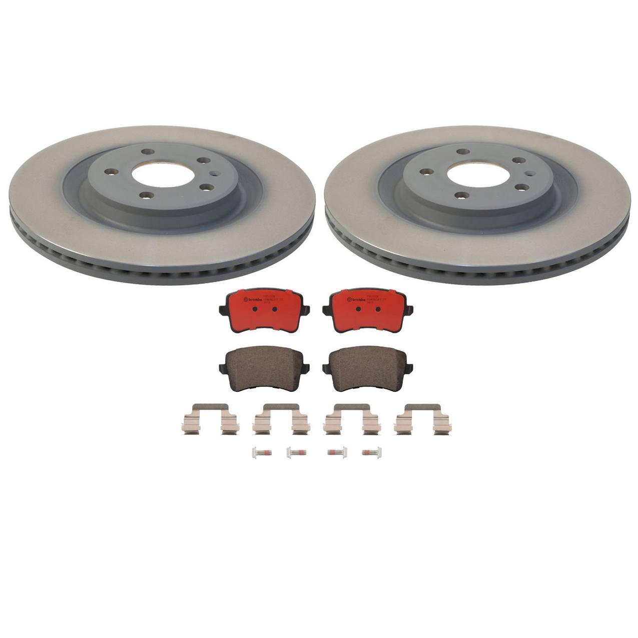 Audi Disc Brake Pad and Rotor Kit – Rear (330mm) (Ceramic) 4H0615601Q