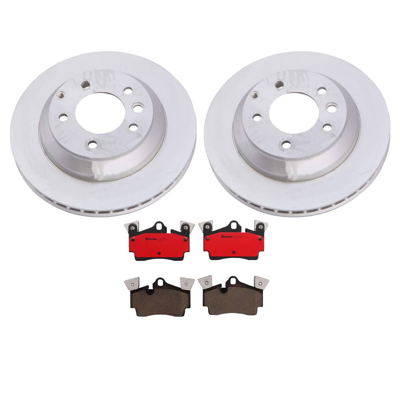 Audi Porsche Volkswagen Disc Brake Pad and Rotor Kit – Rear (330mm) (Ceramic) 95535240131