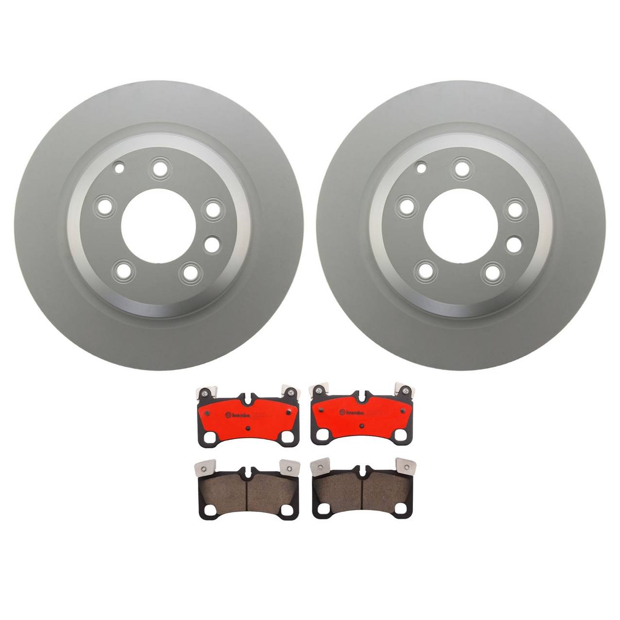 Porsche Disc Brake Pad and Rotor Kit – Rear (358mm) (Ceramic) 7L8615601E