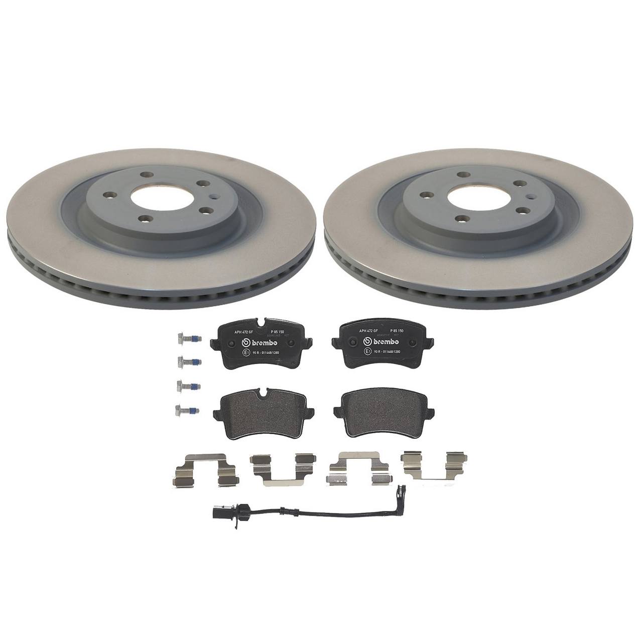 Audi Disc Brake Pad and Rotor Kit – Rear (330mm) (Low-Met) 4H0615601Q