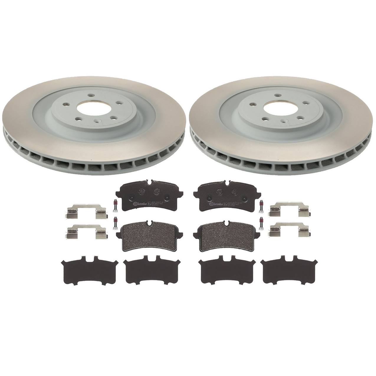 Porsche Disc Brake Pad and Rotor Kit – Rear (356mm) (Low-Met) 95B615601D