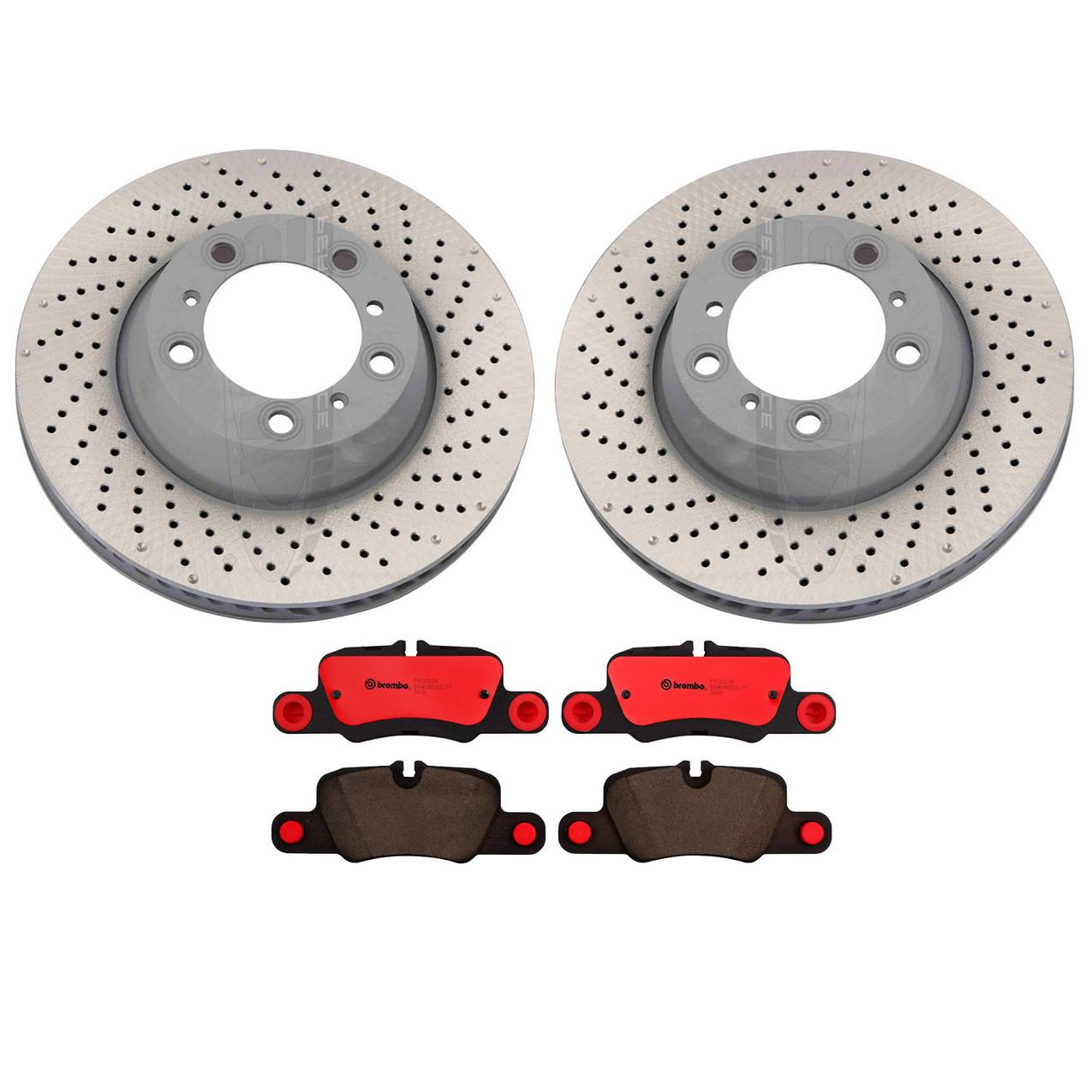 Porsche Disc Brake Pad and Rotor Kit – Rear (330mm) (Ceramic) 99635240503