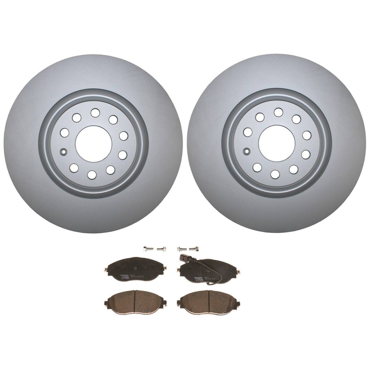 Audi Volkswagen Disc Brake Pad and Rotor Kit – Front (340mm) (Low-Metallic) – TRW Pro 8S0615301D