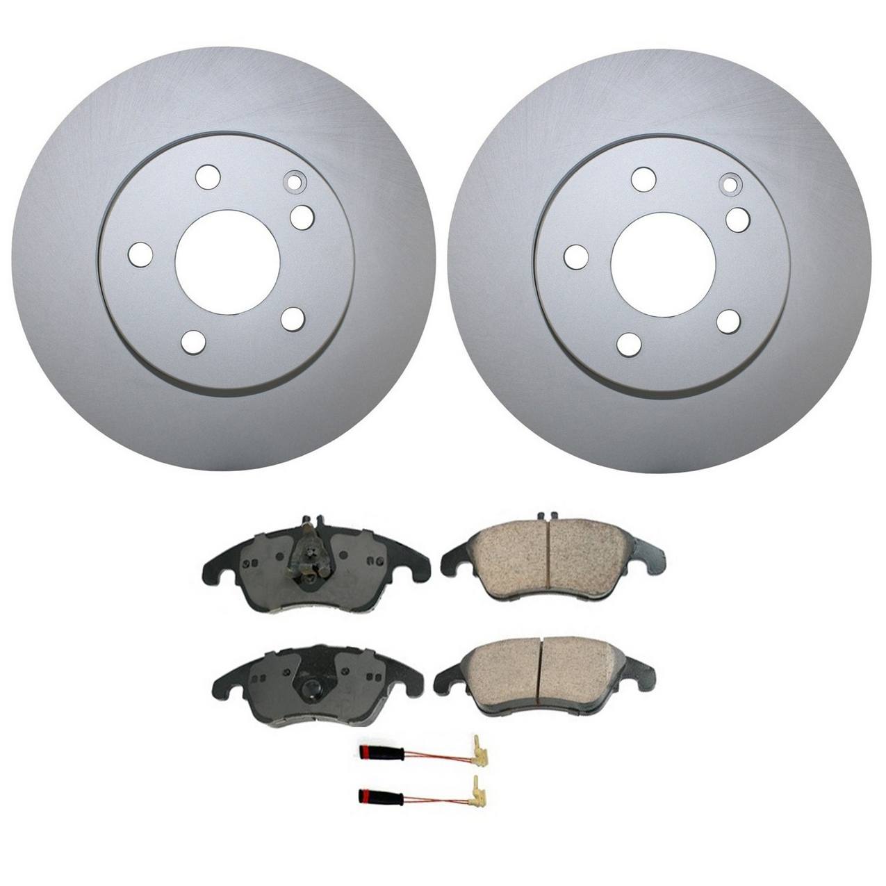 Mercedes-Benz Disc Brake Pad and Rotor Kit – Front (295mm) (Ceramic) – Akebono EURO 2124211312