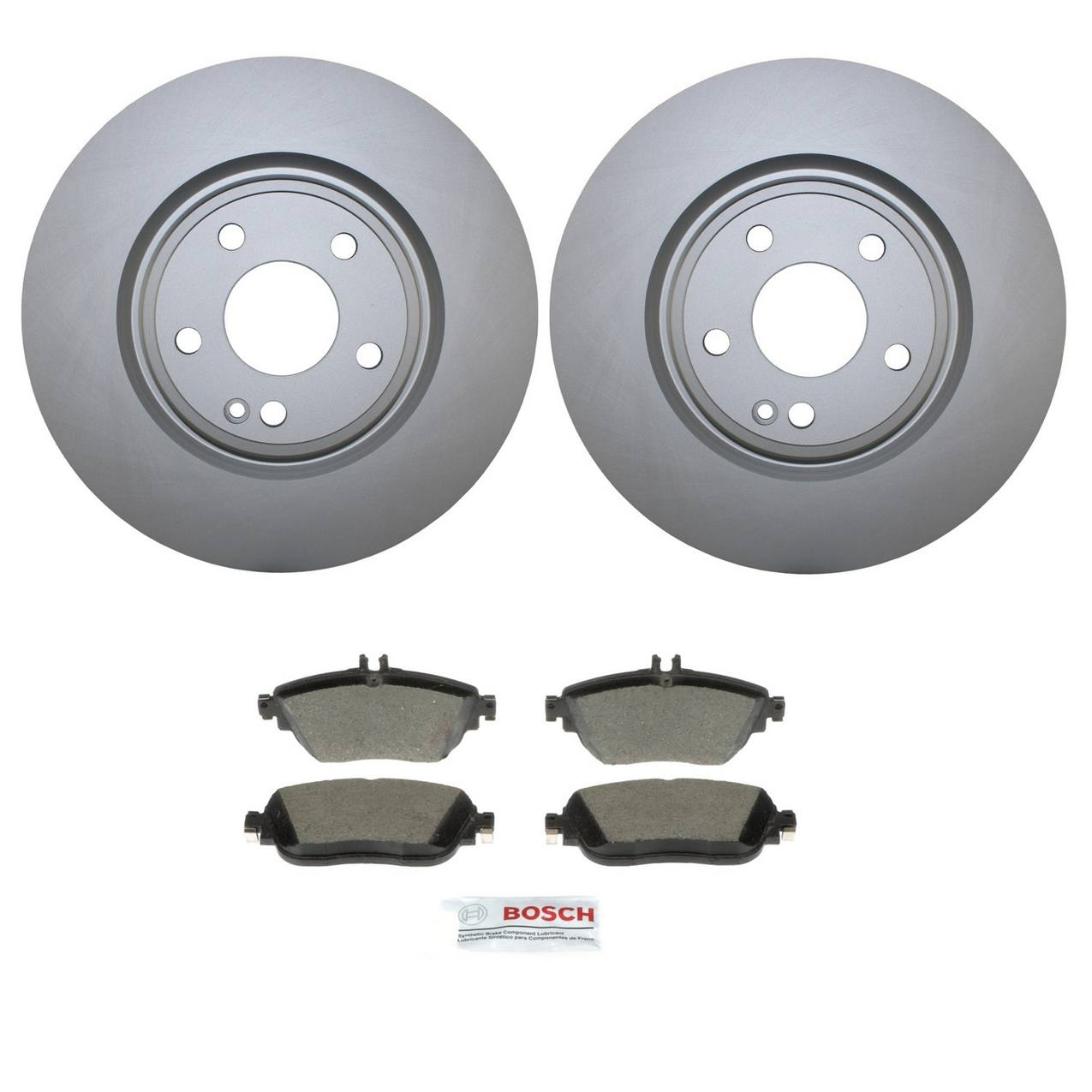 Mercedes-Benz Disc Brake Pad and Rotor Kit – Front (320mm) (Ceramic) – Bosch QuietCast 2464212612