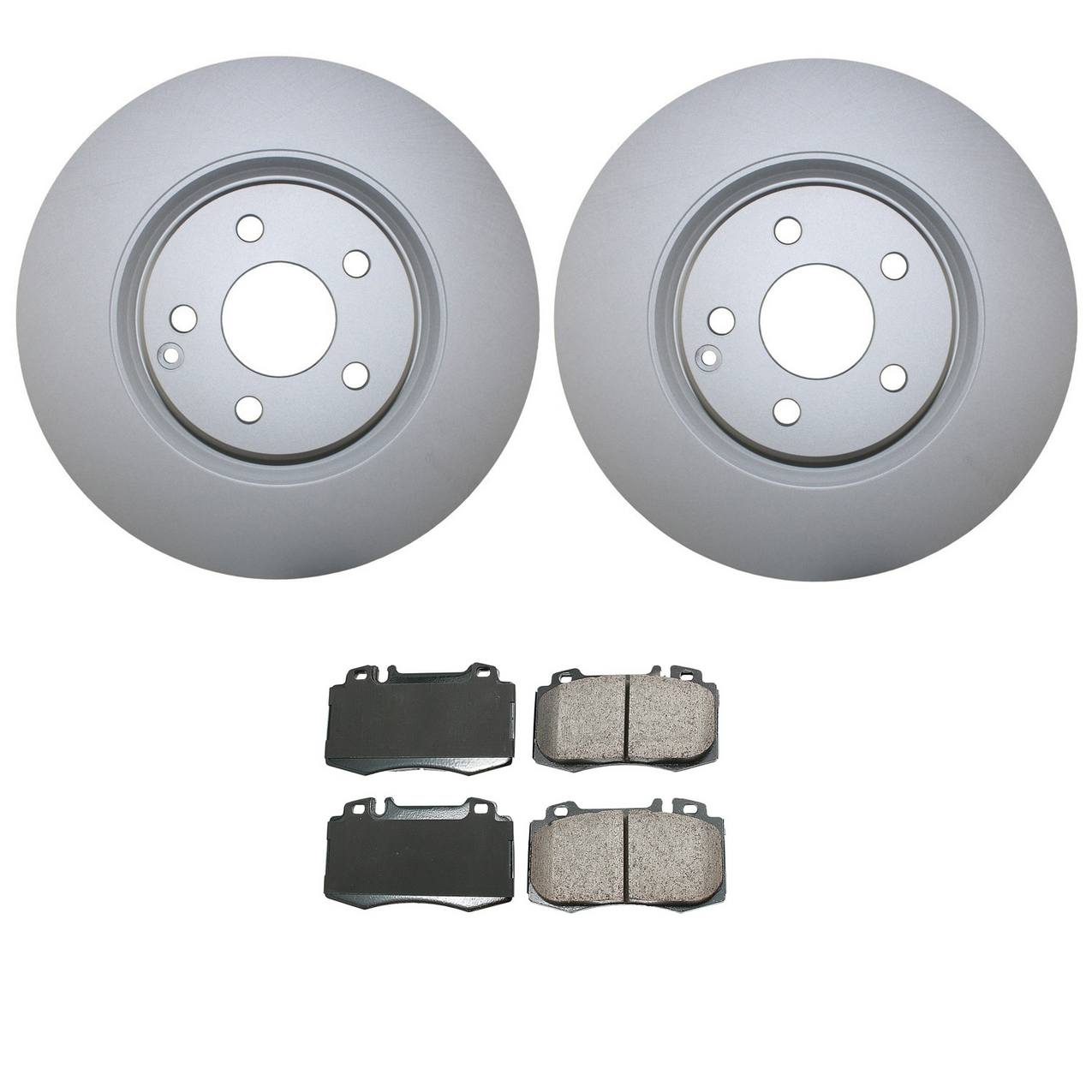 Mercedes-Benz Disc Brake Pad and Rotor Kit – Front (330mm) (Ceramic) – Akebono EURO 2114211412