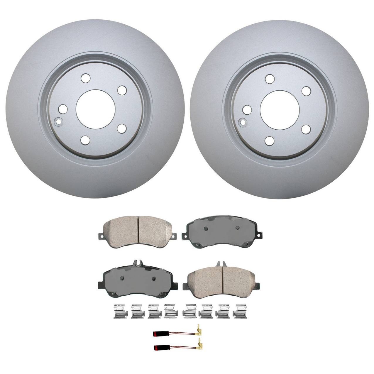 Mercedes-Benz Disc Brake Pad and Rotor Kit – Front (330mm) (Ceramic) – Akebono EURO 2114211412