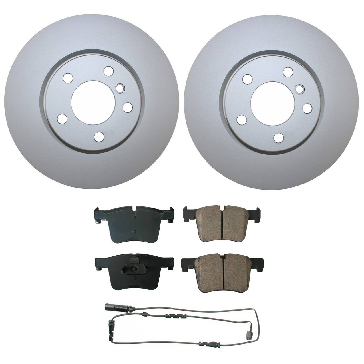 BMW Disc Brake Pad and Rotor Kit – Front (328mm) (Ceramic) – Akebono EURO 34106879122