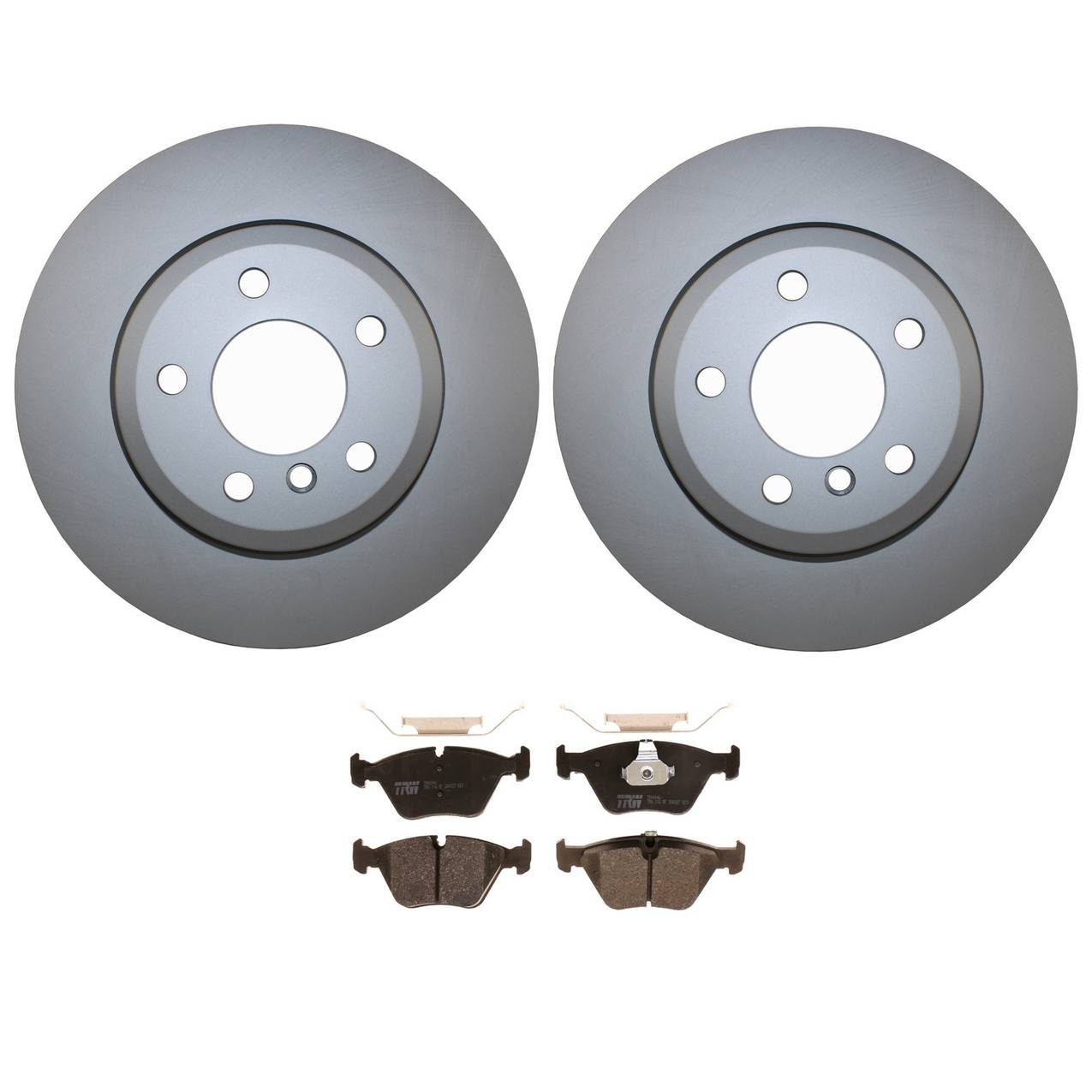 BMW Disc Brake Pad and Rotor Kit – Front (325mm) (Low-Metallic) – TRW Pro 34113400151