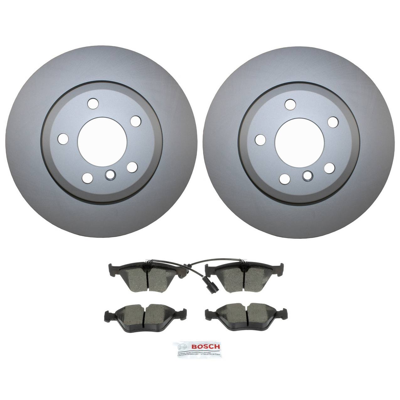 BMW Disc Brake Pad and Rotor Kit – Front (325mm) (Ceramic) – Bosch QuietCast 34113400151