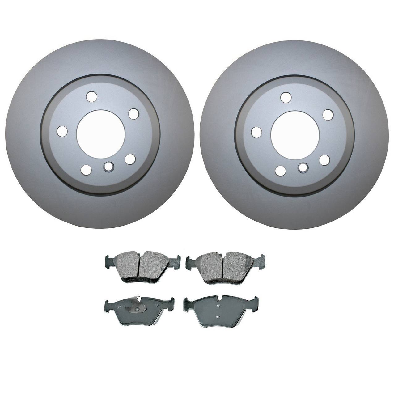 BMW Disc Brake Pad and Rotor Kit – Front (325mm) (Ceramic) – Akebono EURO 34113400151