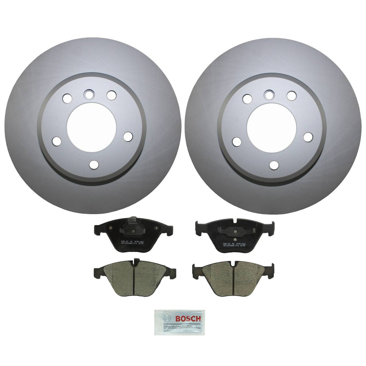 BMW Disc Brake Pad and Rotor Kit – Front (324mm) (Ceramic) – Bosch QuietCast 34116864906