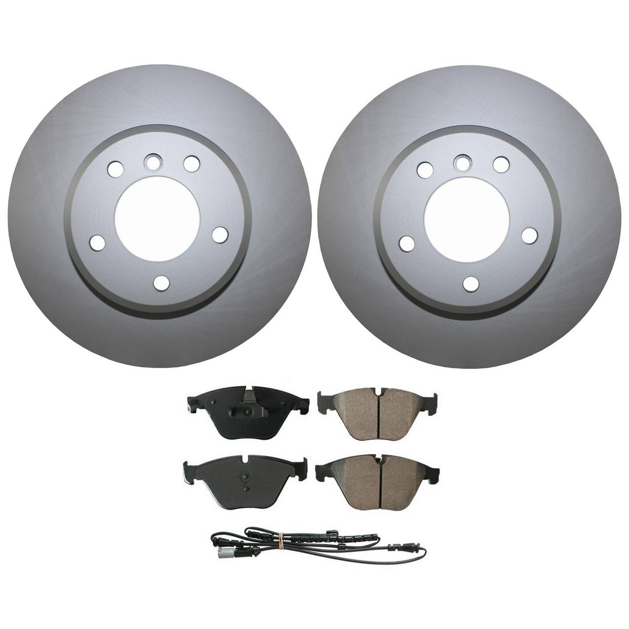 BMW Disc Brake Pad and Rotor Kit – Front (324mm) (Ceramic) – Akebono EURO 34116864906