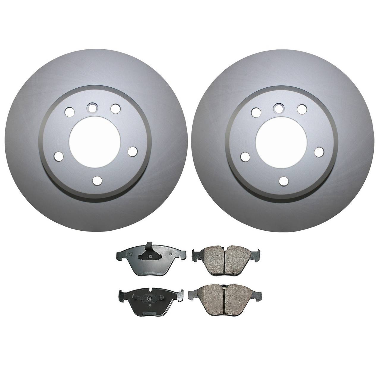 BMW Disc Brake Pad and Rotor Kit – Front (324mm) (Ceramic) – Akebono EURO 34116864906