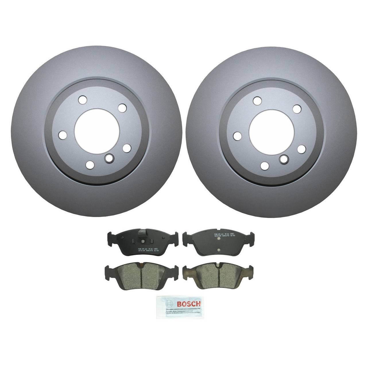 BMW Disc Brake Pad and Rotor Kit – Front (325mm) (Ceramic) – Bosch QuietCast 34116864047