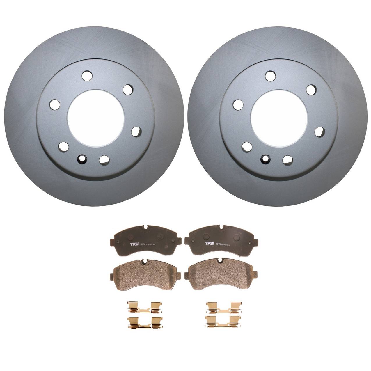 Mercedes-Benz Disc Brake Pad and Rotor Kit – Front (300mm) (Low-Metallic) – TRW Pro 9064210212