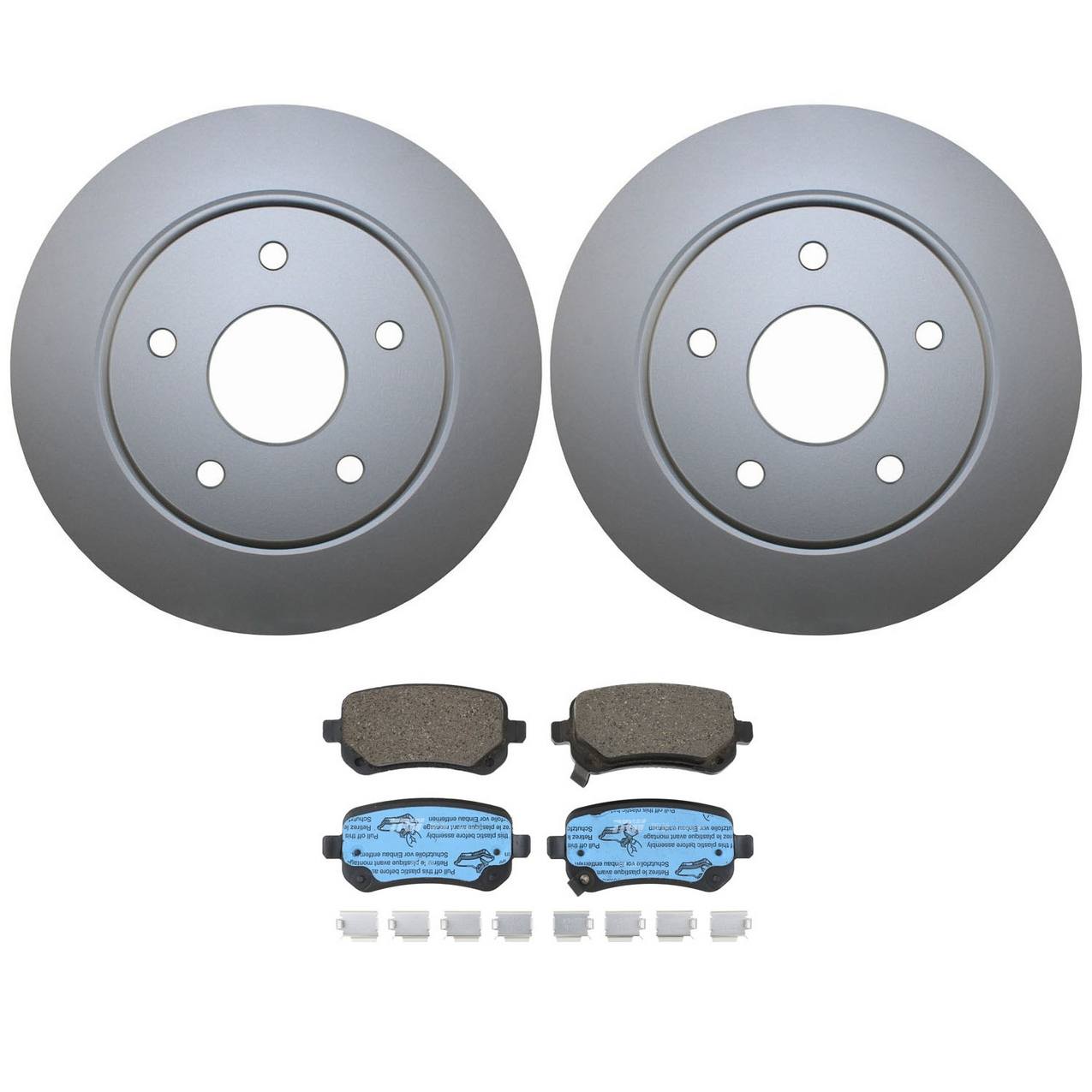 Volkswagen Disc Brake Pad and Rotor Kit – Rear (305mm) (Ceramic) – TRW Pro 7B0615601B