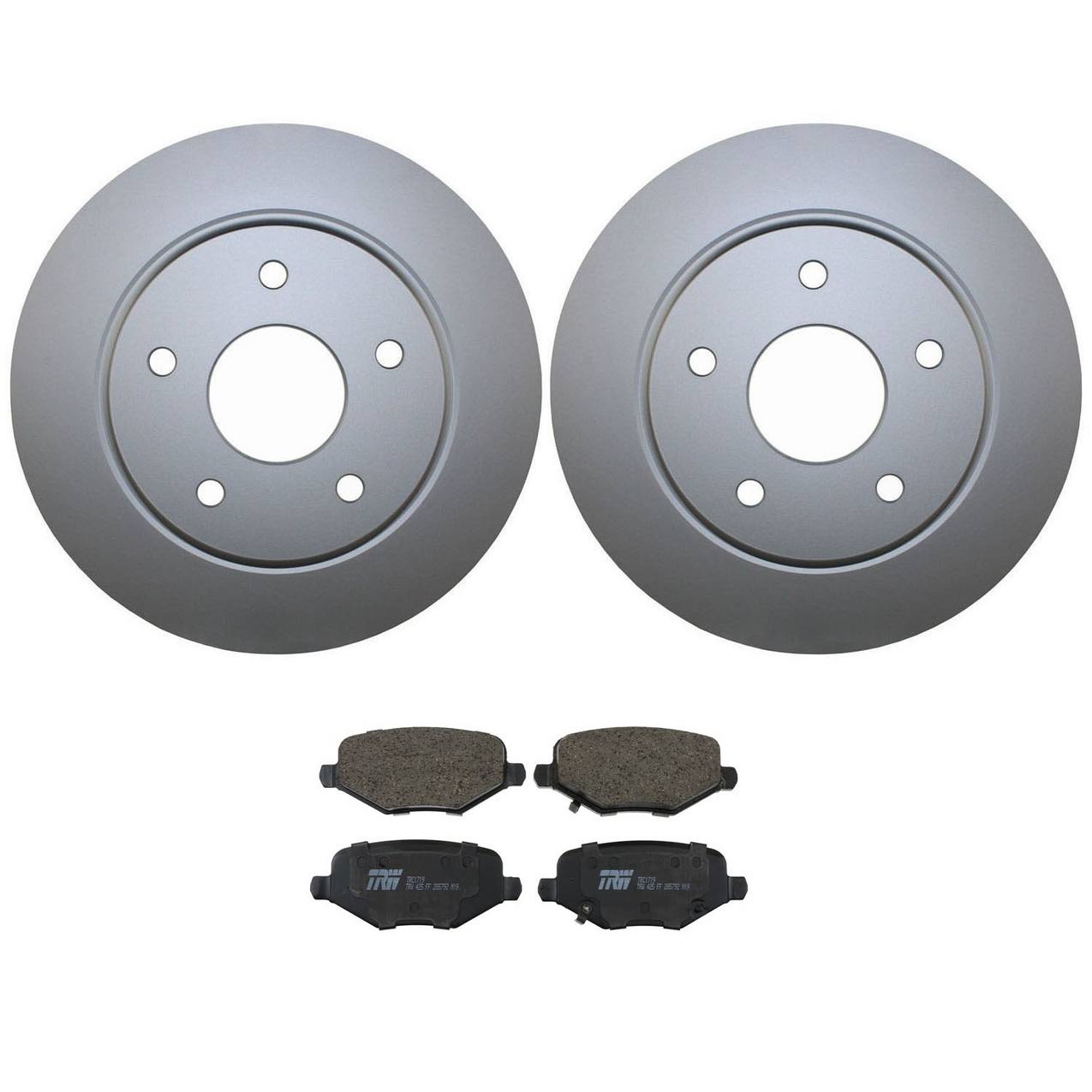 Volkswagen Disc Brake Pad and Rotor Kit – Rear (305mm) (Ceramic) – TRW Pro 7B0615601B