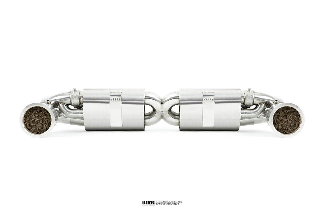 Kline Innovation 100 Cell Cat Pipe Set For Porsche 991 GT2RS