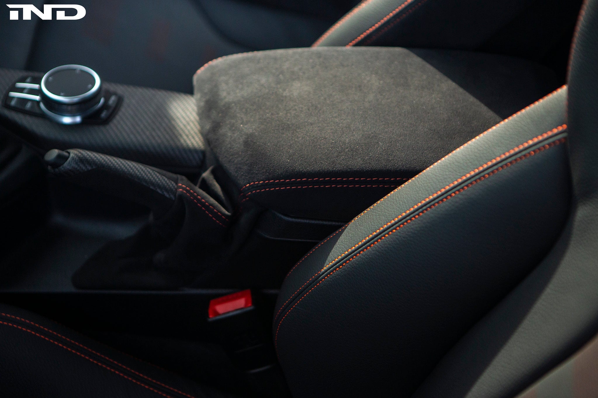 IND F87 M2 Alcantara Stitched Armrest