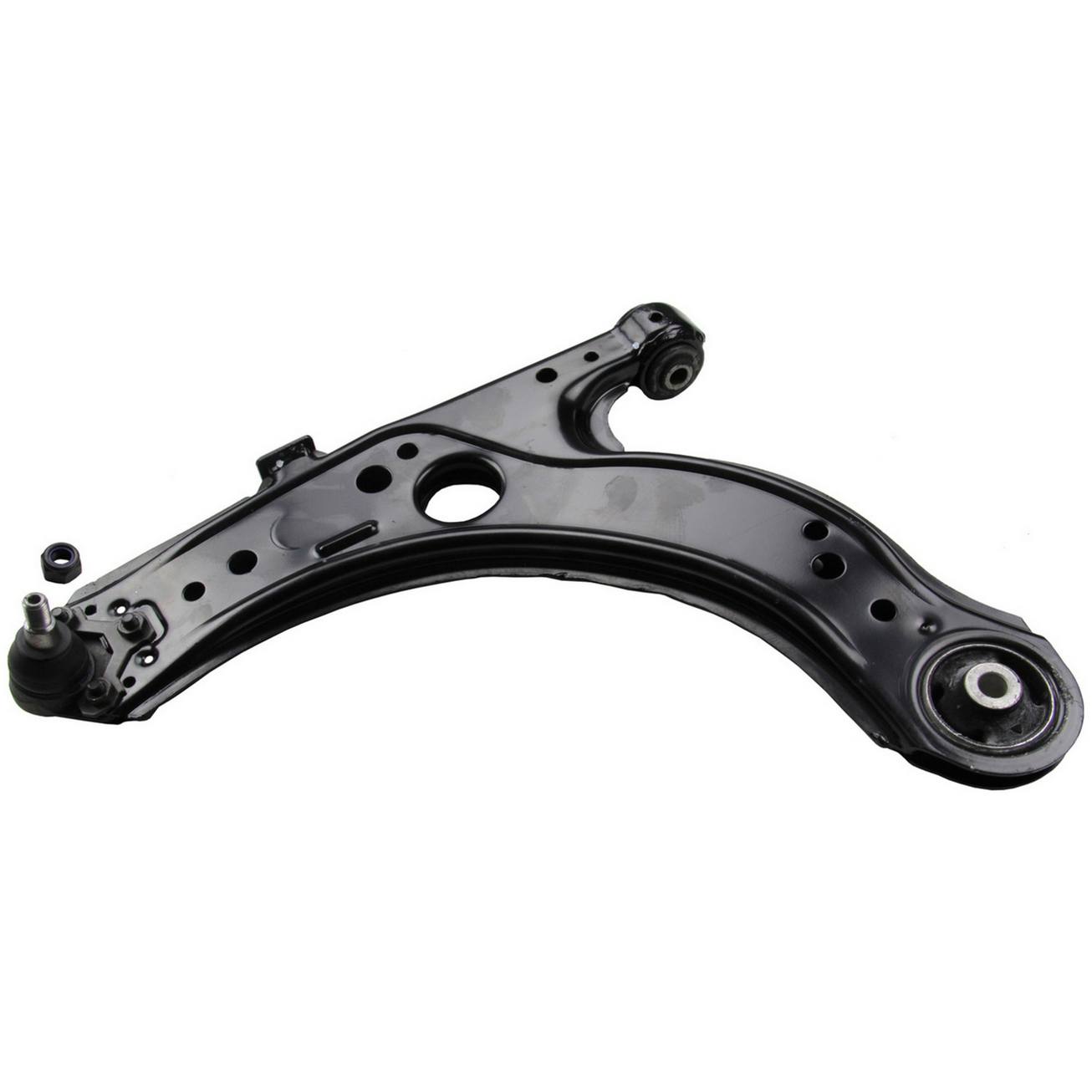 Volkswagen Suspension Control Arm and Ball Joint Assembly – Front Driver Side Lower – Moog 1J0407365H