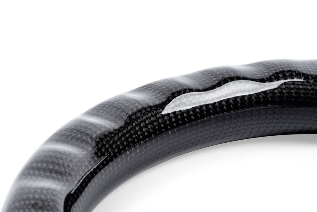 APR Steering Wheel; Silver; Carbon Fiber; Perforated Leather; - MS100202