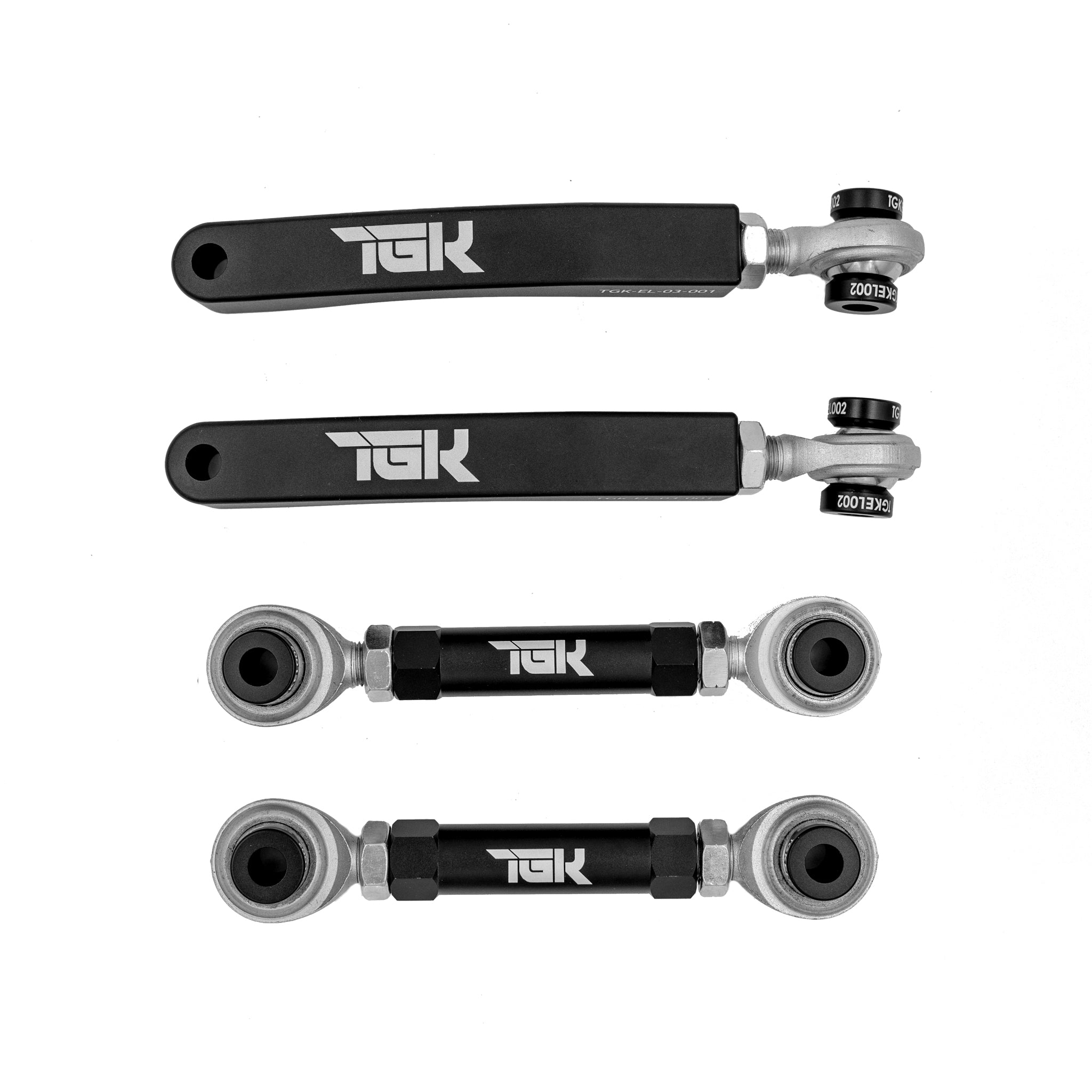 TGK Motorsport Billet Adjustable Front And Rear Swaybar Endlink Set - Track