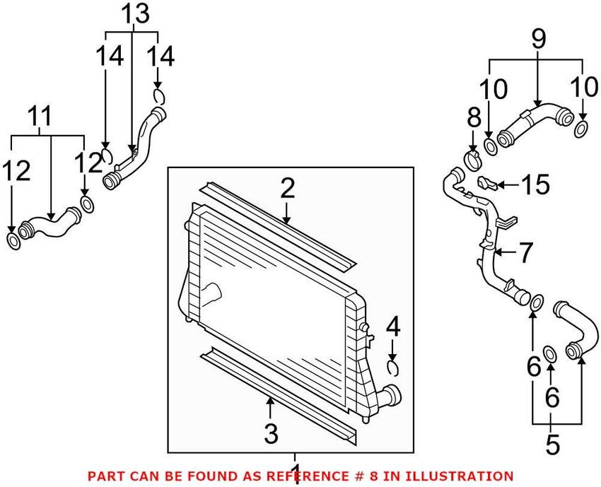 VW Hose Clamp – 50mm (70×12) N10518901