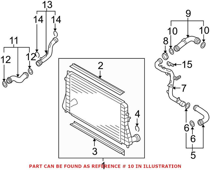VW Hose Clamp – Adjustable (60-80×12) N10544401