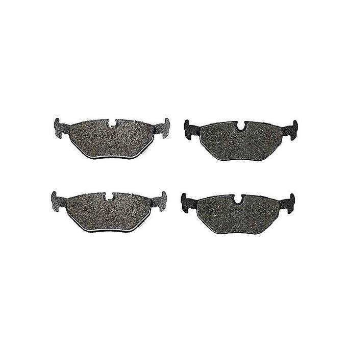 BMW Disc Brake Pad and Rotor Kit – Front and Rear (286mm/272mm) (Ceramic) 34116864060