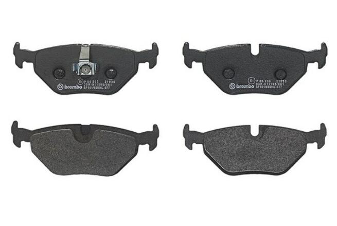 BMW Disc Brake Pad Set – Rear (Low-Metallic) 34216778168 – Brembo P06025