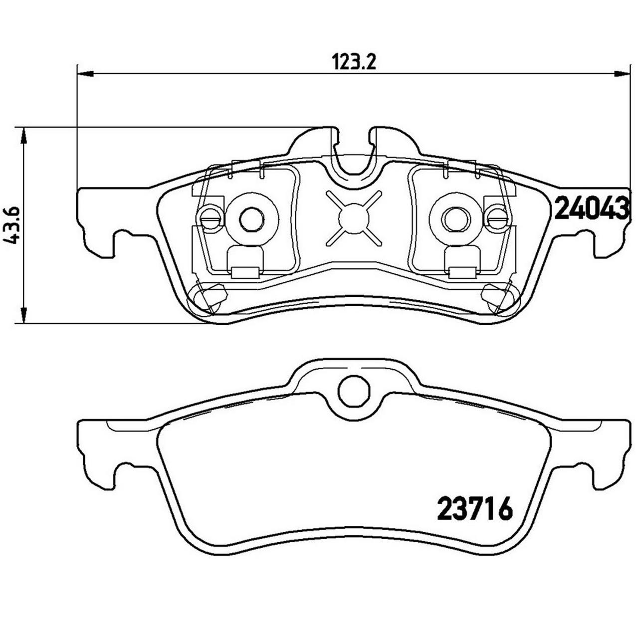 Mini Disc Brake Pad and Rotor Kit – Front and Rear (294mm/259mm) (Xtra) (Low-Met) 34116858652