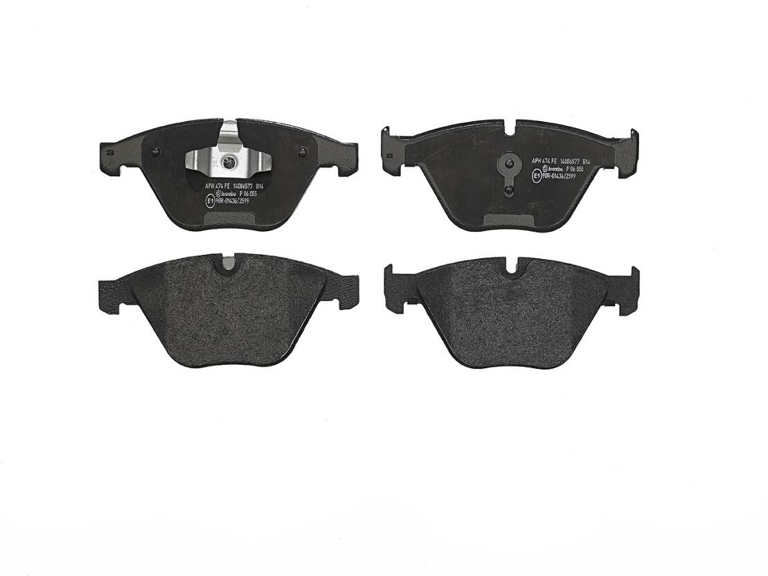 BMW Disc Brake Pad Set – Front (Low-Metallic) 34116790759 – Brembo P06055